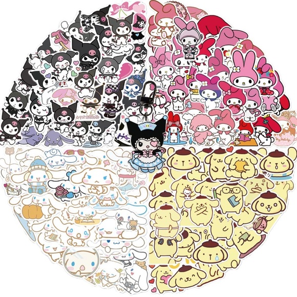 Kawaii 12 Vinyl Stickers - Mystery Bundle - Picture 4 of 8